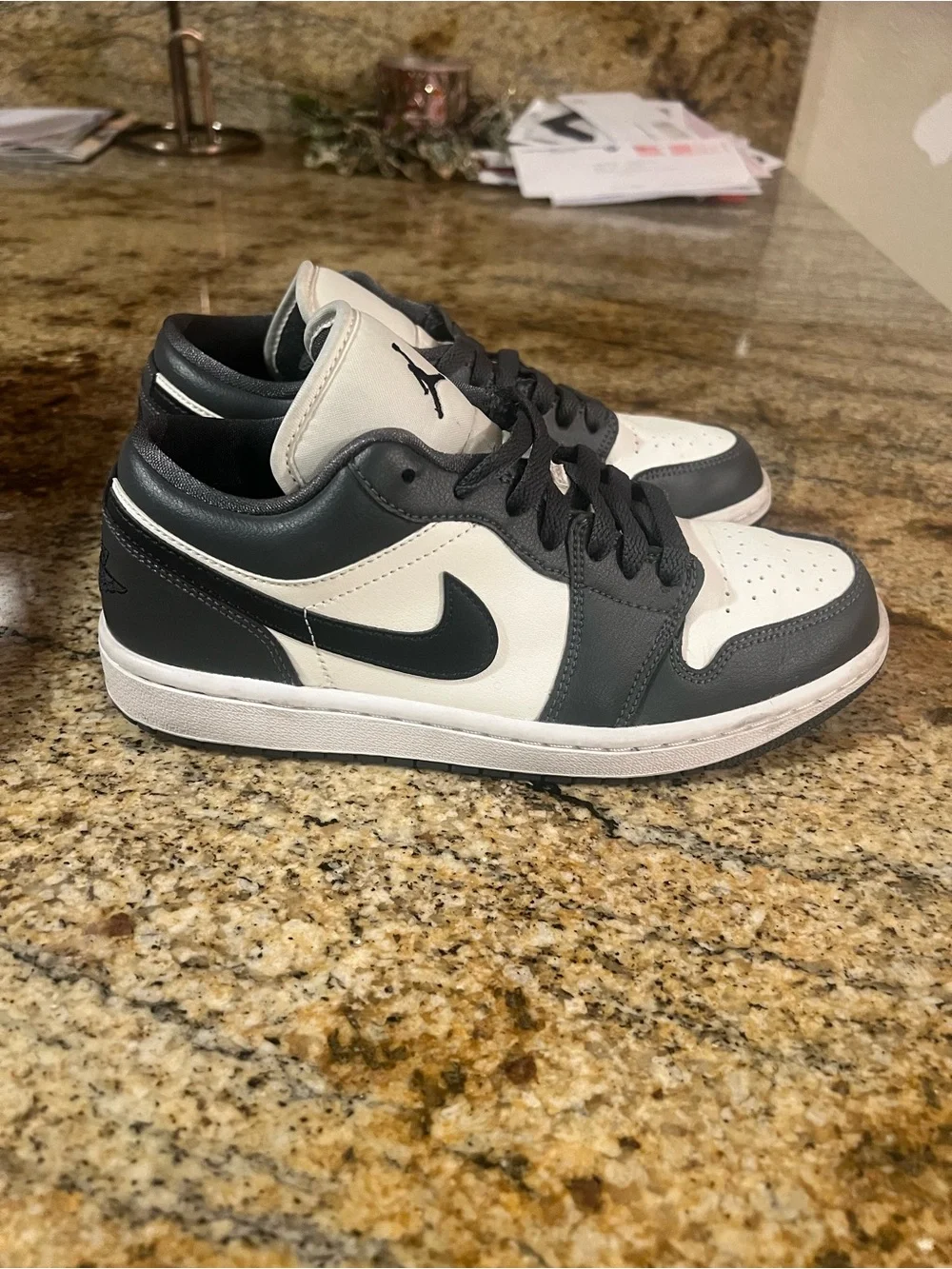 Jordan Low Top Sneakers in White and Black